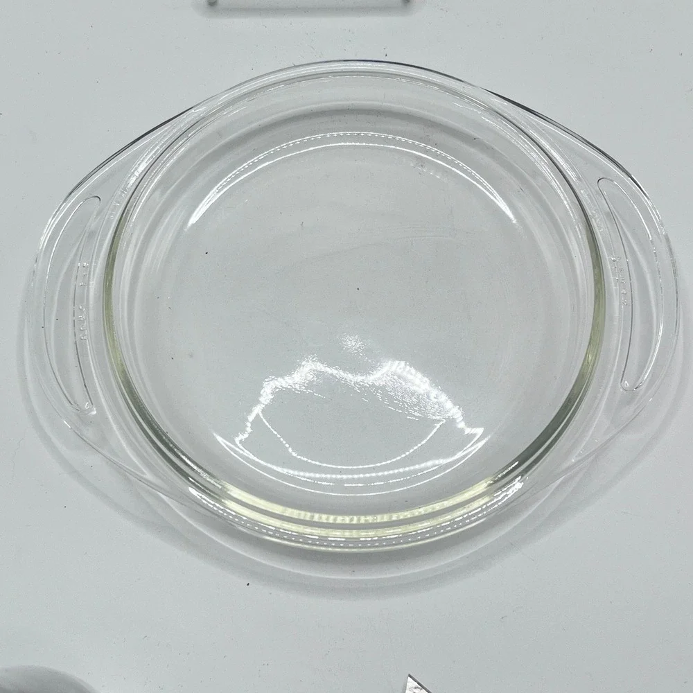 Pyrex Replacement Lid 682-C B-2 Clear Glass Round Casserole Cover with Handles